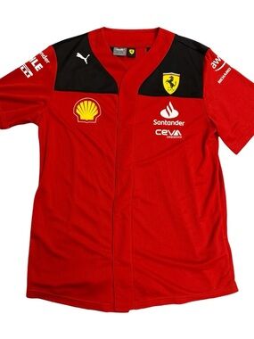 Puma Ferrari F1 Grand Prix Jersey Shirt Size M